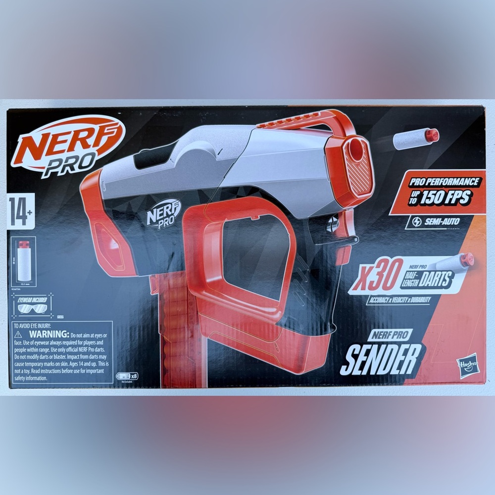 Nerf Pro Sender Blaster Pro Performance New/Sealed